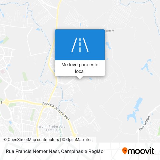 Rua Francis Nemer Nasr mapa