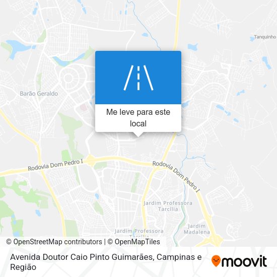 Avenida Doutor Caio Pinto Guimarães mapa
