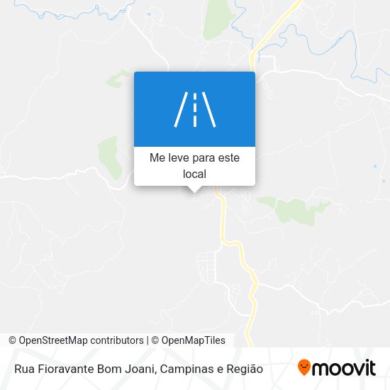 Rua Fioravante Bom Joani mapa