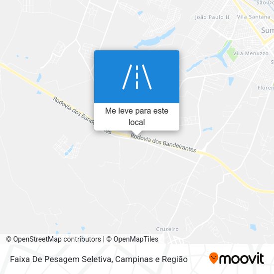 Faixa De Pesagem Seletiva mapa
