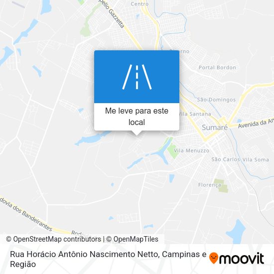 Rua Horácio Antônio Nascimento Netto mapa