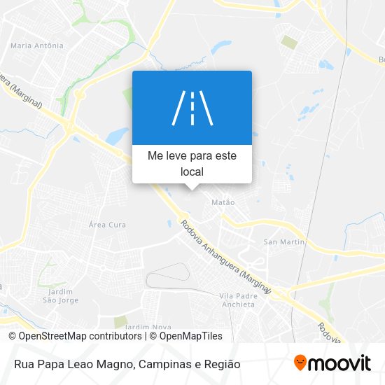 Rua Papa Leao Magno mapa