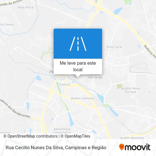 Rua Cecilio Nunes Da Silva mapa