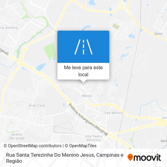 Rua Santa Terezinha Do Menino Jesus mapa