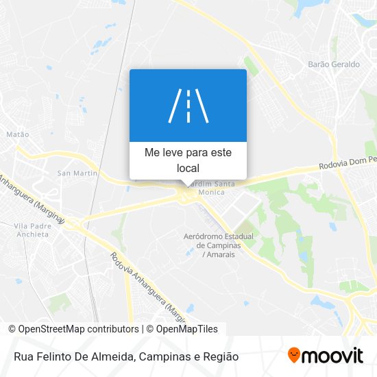 Rua Felinto De Almeida mapa
