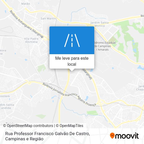 Rua Professor Francisco Galvão De Castro mapa
