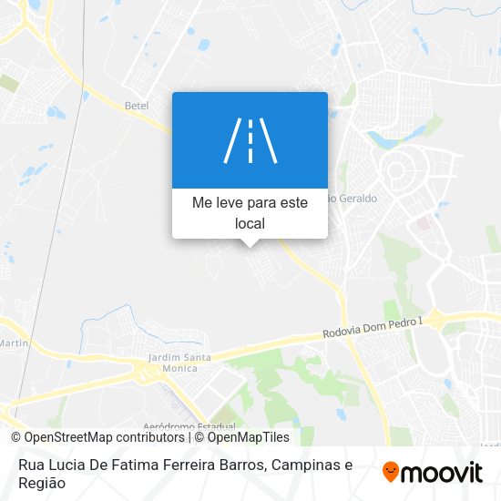 Rua Lucia De Fatima Ferreira Barros mapa