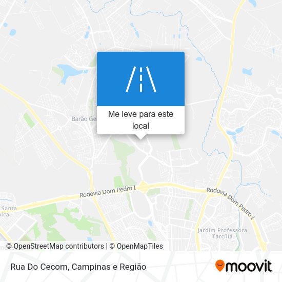 Rua Do Cecom mapa