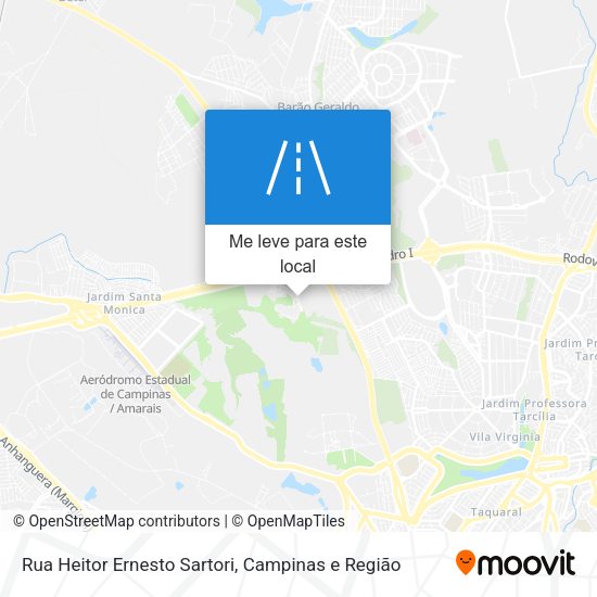 Rua Heitor Ernesto Sartori mapa
