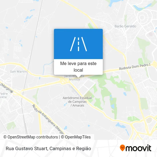 Rua Gustavo Stuart mapa