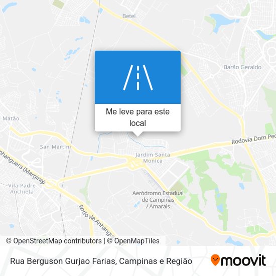 Rua Berguson Gurjao Farias mapa