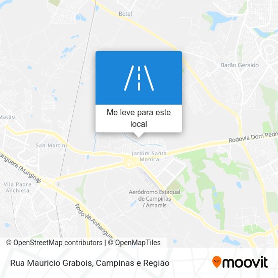 Rua Mauricio Grabois mapa