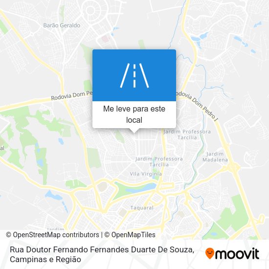 Rua Doutor Fernando Fernandes Duarte De Souza mapa