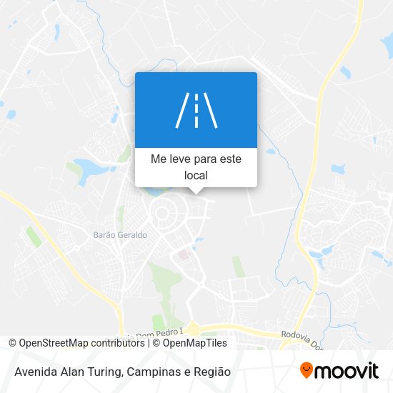 Avenida Alan Turing mapa