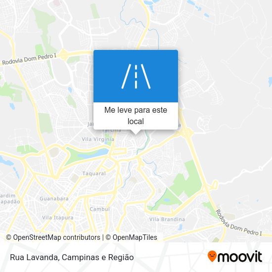Rua Lavanda mapa