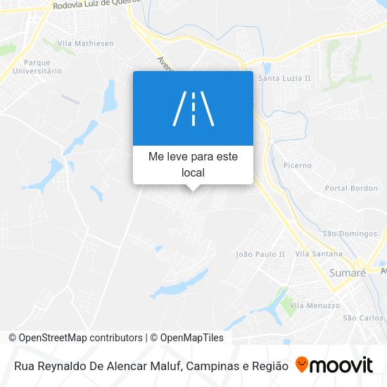 Rua Reynaldo De Alencar Maluf mapa