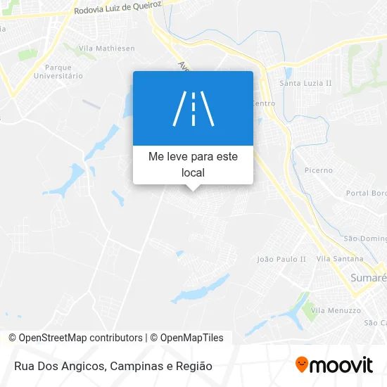 Rua Dos Angicos mapa