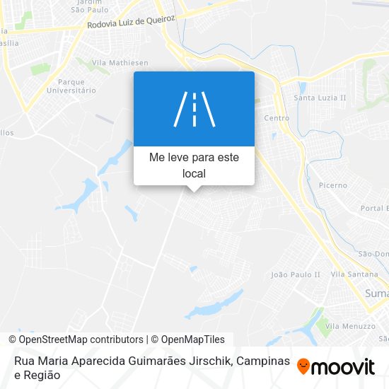 Rua Maria Aparecida Guimarães Jirschik mapa