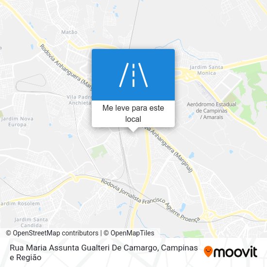 Rua Maria Assunta Gualteri De Camargo mapa