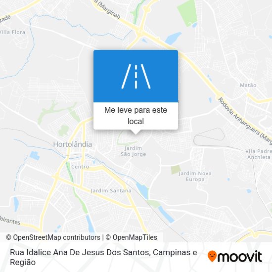 Rua Idalice Ana De Jesus Dos Santos mapa