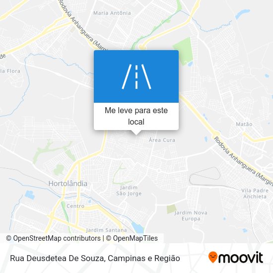 Rua Deusdetea De Souza mapa