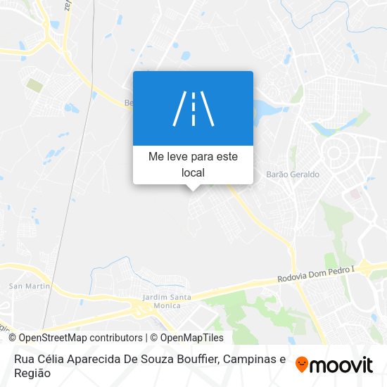 Rua Célia Aparecida De Souza Bouffier mapa