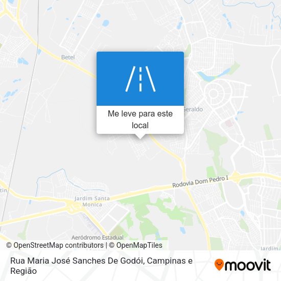 Rua Maria José Sanches De Godói mapa