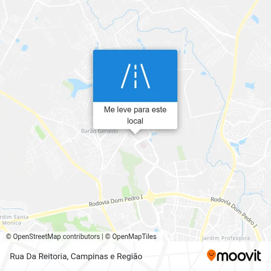 Rua Da Reitoria mapa