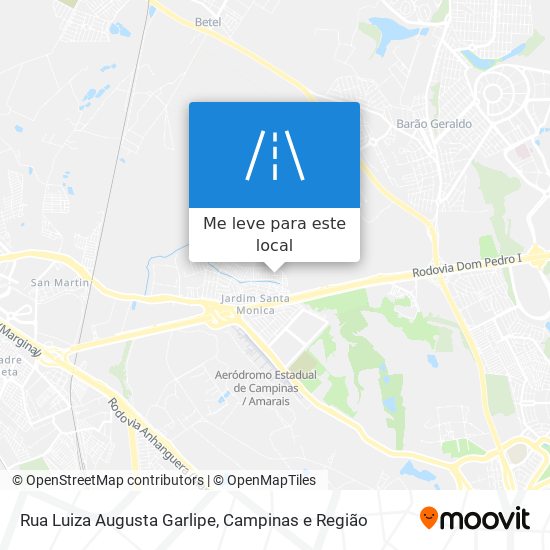 Rua Luiza Augusta Garlipe mapa