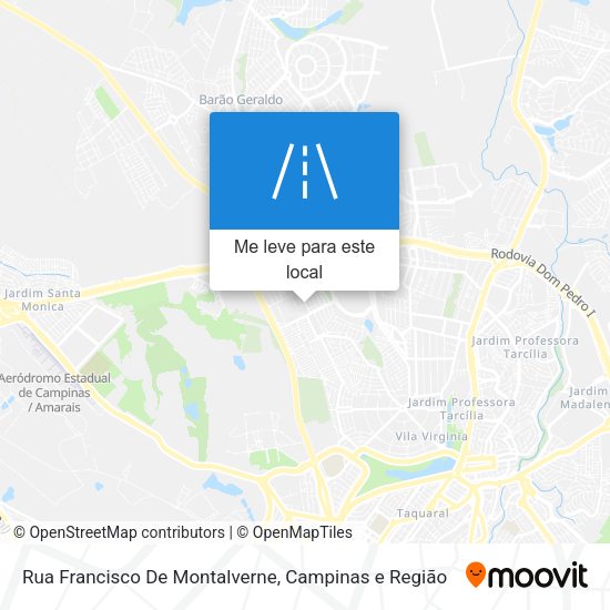 Rua Francisco De Montalverne mapa