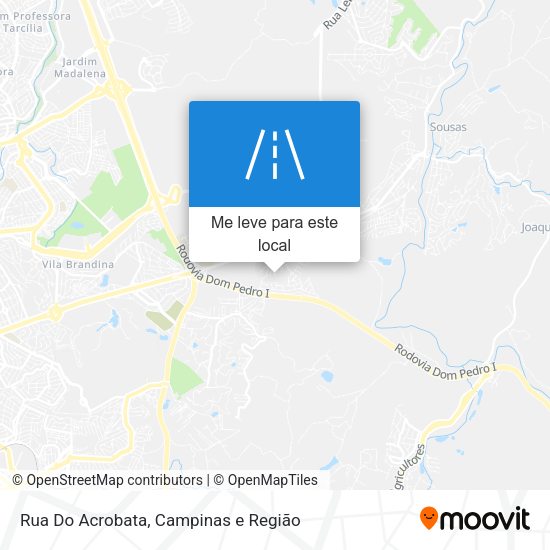 Rua Do Acrobata mapa