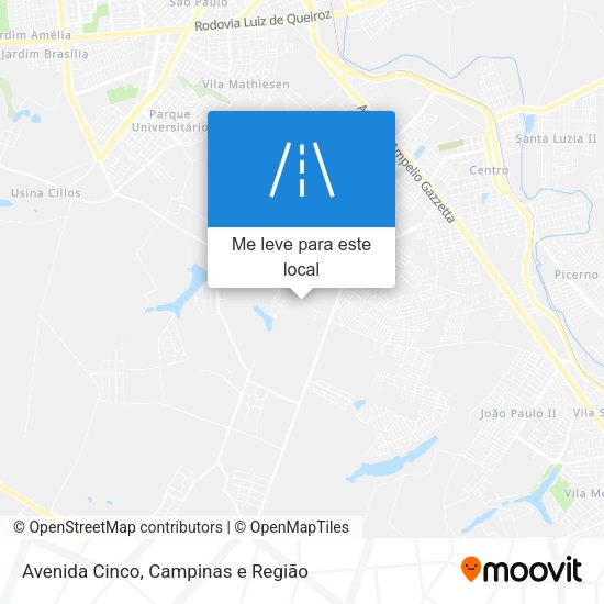 Avenida Cinco mapa