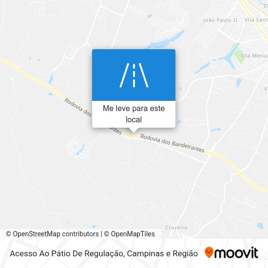 Acesso Ao Pátio De Regulação mapa