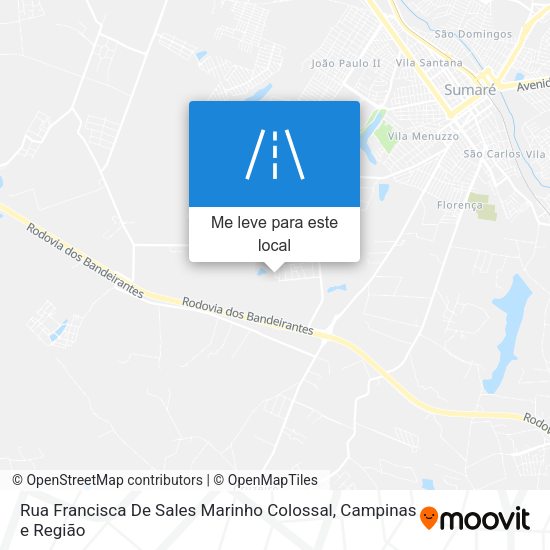 Rua Francisca De Sales Marinho Colossal mapa