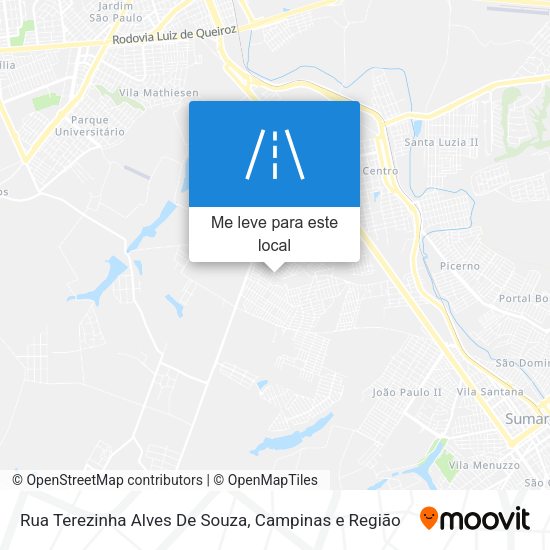 Rua Terezinha Alves De Souza mapa