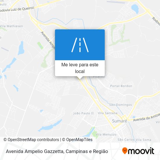 Avenida Ampelio Gazzetta mapa