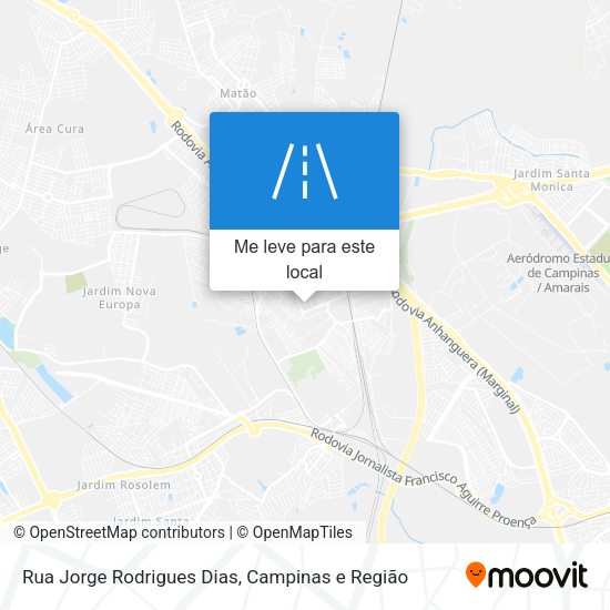 Rua Jorge Rodrigues Dias mapa
