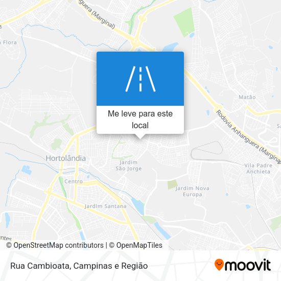 Rua Cambioata mapa
