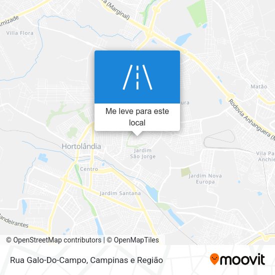 Rua Galo-Do-Campo mapa