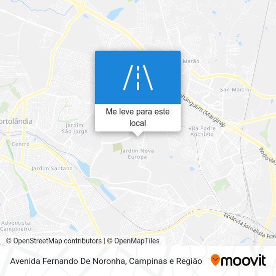 Avenida Fernando De Noronha mapa