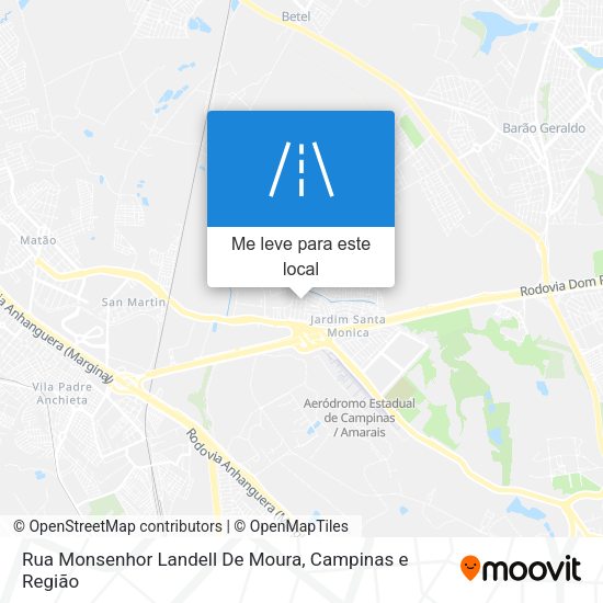 Rua Monsenhor Landell De Moura mapa