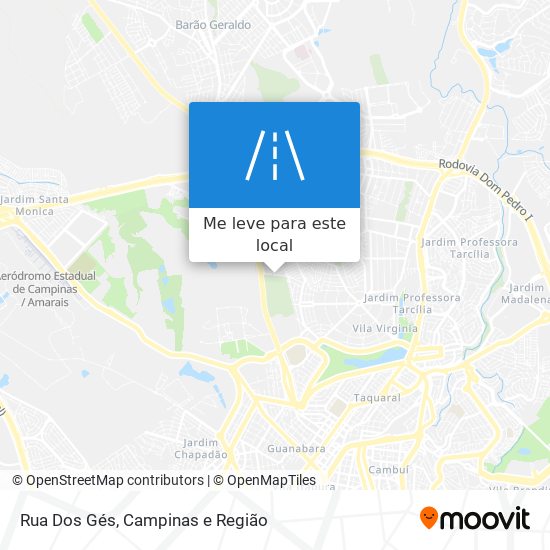 Rua Dos Gés mapa