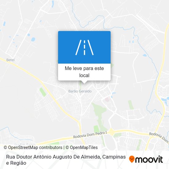 Rua Doutor Antônio Augusto De Almeida mapa