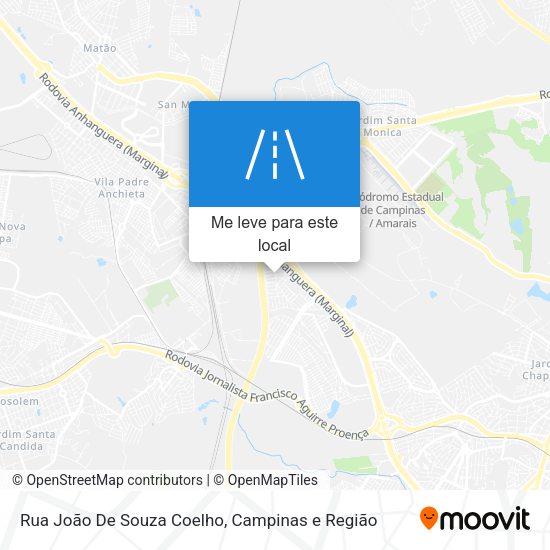Rua João De Souza Coelho mapa