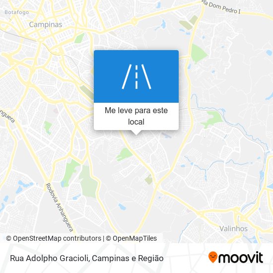 Rua Adolpho Gracioli mapa