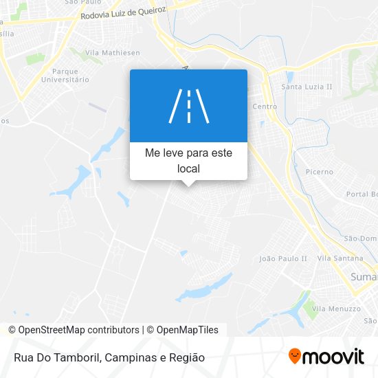 Rua Do Tamboril mapa