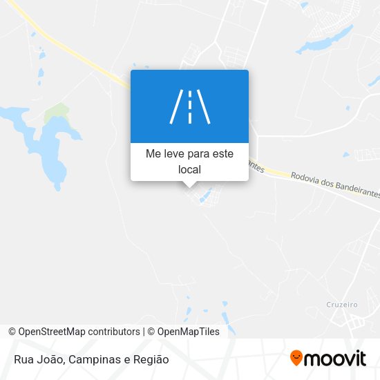 Rua João mapa