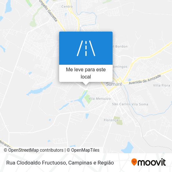 Rua Clodoaldo Fructuoso mapa