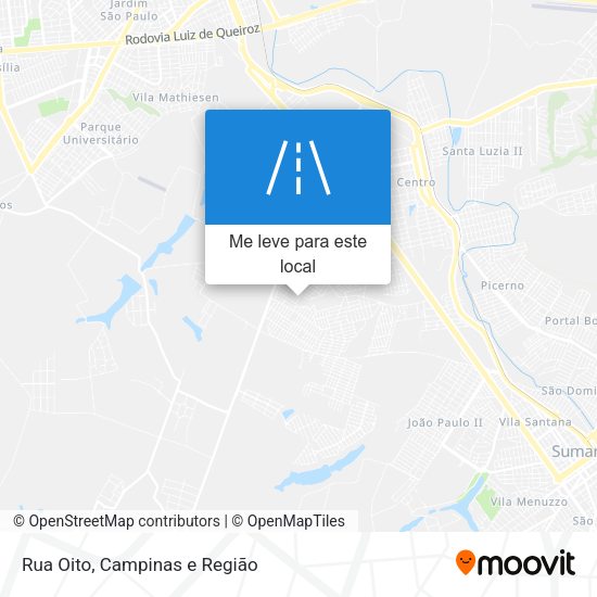 Rua Oito mapa