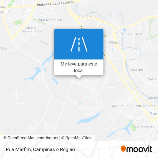 Rua Marfim mapa